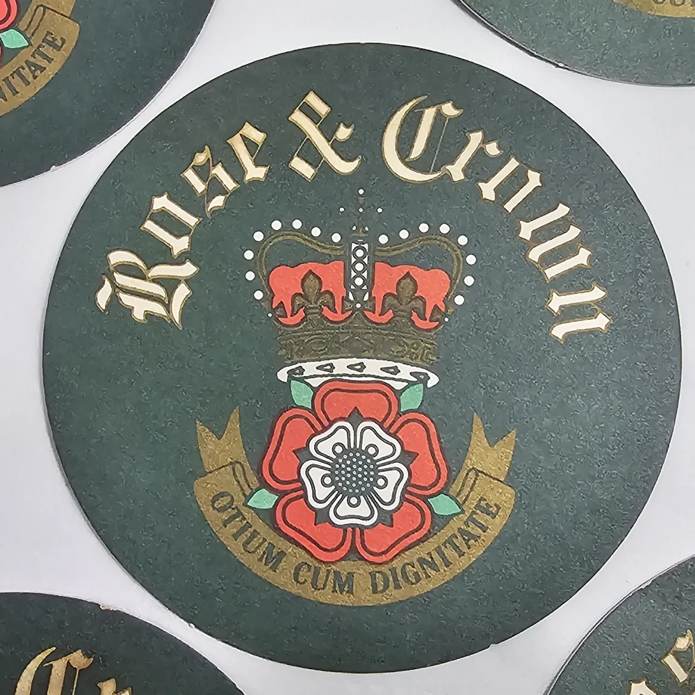 5 Epcot Rose & Crown 1982-1986 Beer‎ Coasters Beermat Beer Mat UK Disney